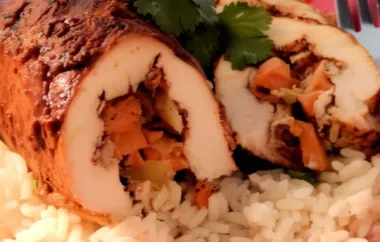 Delicious and Juicy Stuffed Roasted Barbecue Chicken Recipe