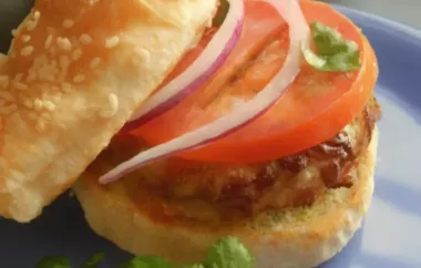 Delicious and Juicy Turkey Burger Recipe by Chef John