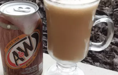 Delicious and Low-Calorie Root Beer Mocha Frappe