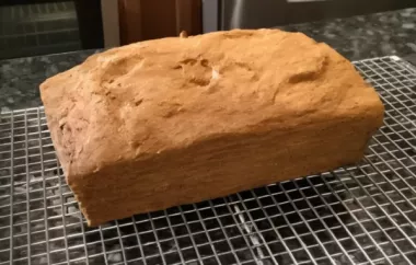 Delicious and Moist Apple Loaf Recipe