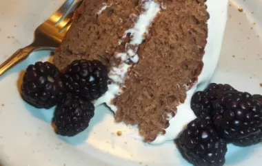 Delicious and Moist Blackberry Jam Cake Recipe