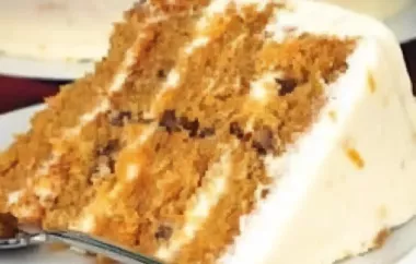 Delicious and Moist Carrot Cake Recipe