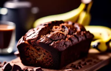 Delicious and Moist Chocolate Banana Bread Recipe