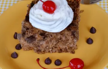 Delicious and Moist Chocolate Chip Oatmeal Cake Recipe