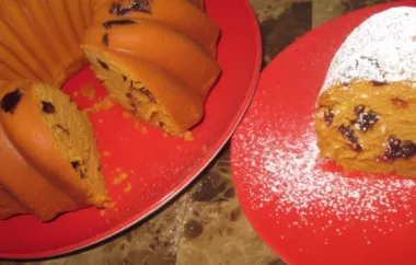 Delicious and Moist Cranberry Walnut Pumpkin Bread Cake