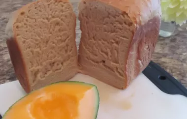 Delicious and Moist Fresh Cantaloupe Bread Recipe