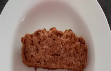 Delicious and Moist Gingerbread and Apple Loaf