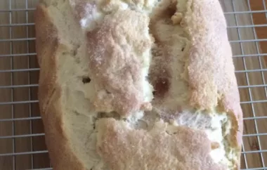 Delicious and Moist Golden Cake Batter Bread Recipe