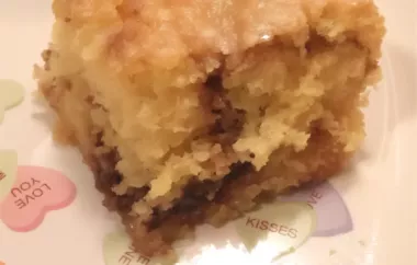 Delicious and moist honey bun cake recipe passed down from grandma.