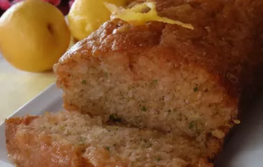 Delicious and Moist Lemon Zucchini Bread Recipe