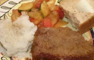 Delicious and Moist Meatloaf That Holds Its Shape