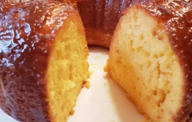 Delicious and Moist Orange Cake Recipe