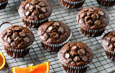 Delicious and Moist Orange Chocolate Muffins Recipe