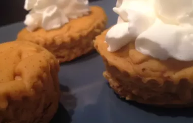 Delicious and Moist Spiced Pumpkin Cheesecake Cupcakes