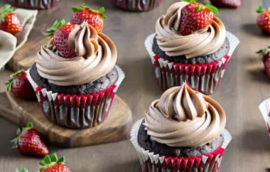 Delicious and Moist Strawberry Cupcakes Recipe
