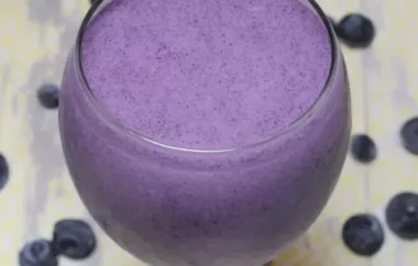 Delicious and Nutritious Almond Butter and Blueberry Smoothie Recipe