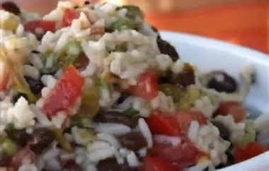 Delicious and Nutritious Black Bean and Rice Salad Recipe