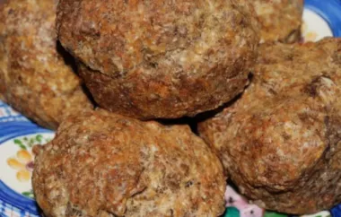 Delicious and Nutritious Bran Muffins with a Hint of Coffee Flavor
