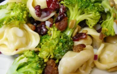 Delicious and Nutritious Broccoli and Tortellini Salad Recipe