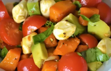 Delicious and Nutritious Butternut Squash Caprese Salad Recipe