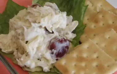 Delicious and Nutritious Chicken Salad with a Crunch of Toasted Almonds