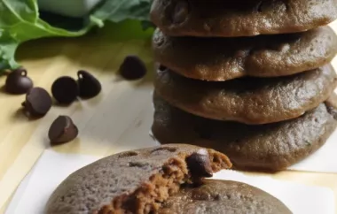 Delicious and Nutritious Chocolate Kale Cookies