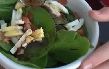 Delicious and Nutritious Fresh Spinach Salad Recipe