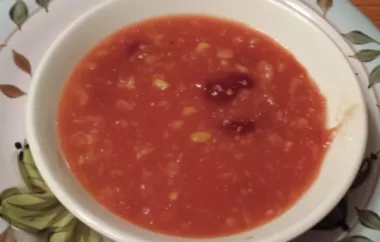 Delicious and Nutritious Healthy Mexican Soup with Quinoa Recipe