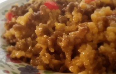 Delicious and Nutritious Magnificent Cheesy Brown Rice