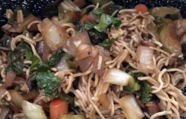Delicious and Nutritious Mushroom Kale and Bok Choy Ramen Recipe