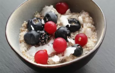 Delicious and Nutritious Overnight Buckwheat Oats