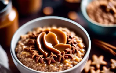 Delicious and Nutritious Overnight Caramel Gingerbread Oats
