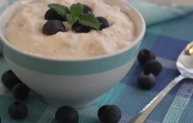 Delicious and Nutritious Overnight Steel Cut Oats with Creamy Yogurt and Fresh Blueberries