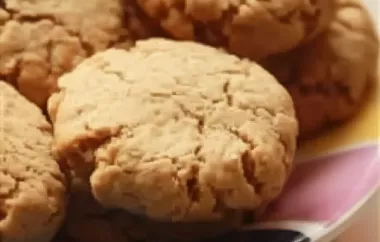 Delicious and Nutritious Peanut Butter and Bran Cookies Recipe