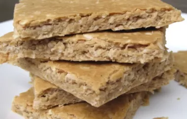 Delicious and Nutritious Peanut Butter Banana Protein Bars