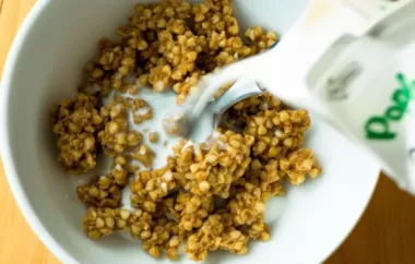 Delicious and Nutritious Peanut Butter Buckwheat Cereal Recipe
