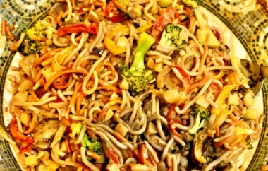 Delicious and Nutritious Peanut Soba Noodles Recipe