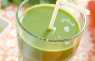 Delicious and Nutritious Protein-Packed Spinach Smoothie Recipe