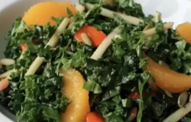 Delicious and Nutritious Raw Kale Salad Recipe