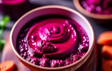 Delicious and Nutritious Roasted Beet Puree Recipe