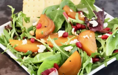 Delicious and Nutritious Roasted Beet Salad Recipe