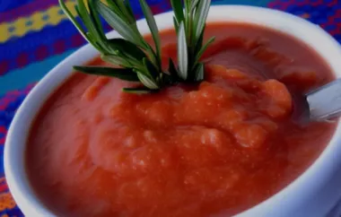 Delicious and nutritious Rosemary Tomato Leek Soup recipe