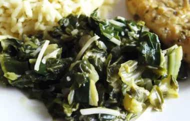 Delicious and Nutritious Sauteed Swiss Chard with Parmesan Cheese