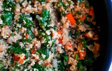 Delicious and Nutritious Savory Vegetarian Quinoa Bowl Recipe