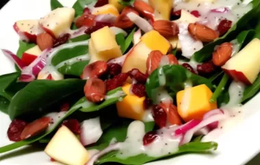Delicious and Nutritious Super Seven Spinach Salad Recipe