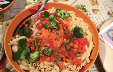 Delicious and nutritious Vegetable Pasta Primavera recipe