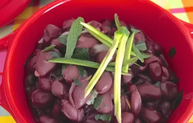 Delicious and Nutritious Vegetarian Beans in a Pressure Cooker