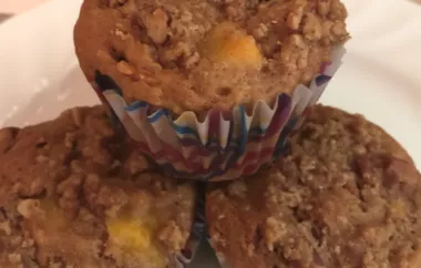 Delicious and Nutritious Whole Grain Carrot Peach Muffins Recipe