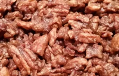 Delicious and Nutty Brown Sugar Pecan Brittle