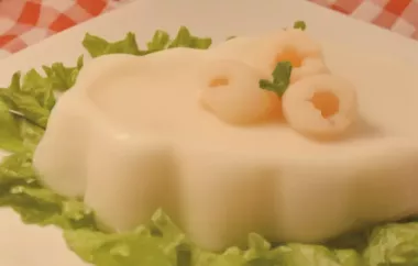 Delicious and Refreshing Almond Jell-O with Lychee Recipe